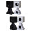 8St Mini Microfoon ABS Spons Voor TV Conferenties 9