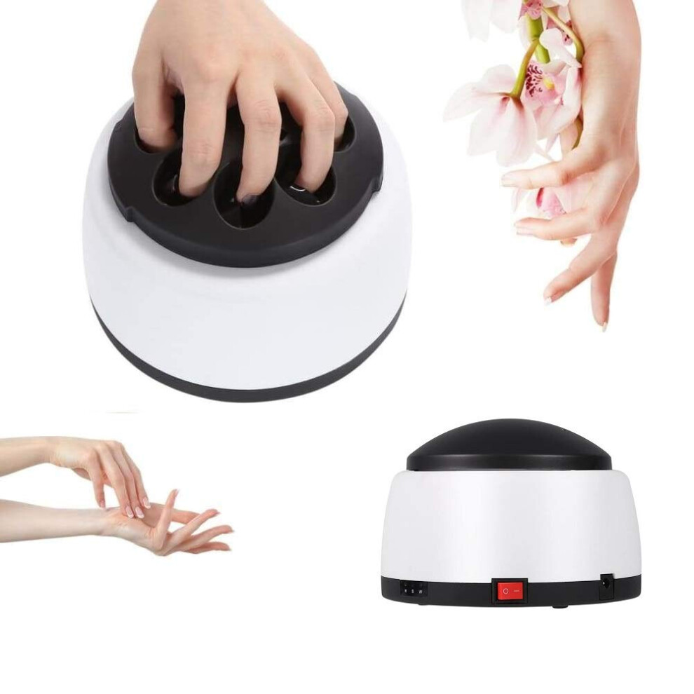 Electric Nail Steamer for Fast Gel Removal with FiveFinger Treatment and OneButton Operation