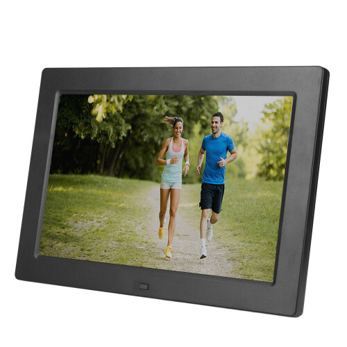 Cornice digitale WiFi con schermo touch screen HD IPS, uscita audio stereo, rotazione automatica e supporto per telecomando. 1