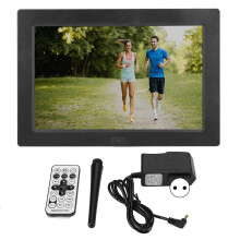 WiFi Digital Picture Frame with Touch Screen HD IPS Display Stereo Audio Output Auto Rotate and Remote Control Support