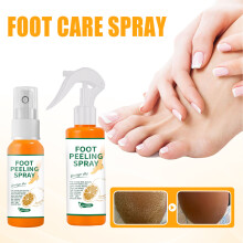 EELHOE 100ml Spray Esfoliante per i Piedi all'Arancia Idratante Ammorbidente per Calli