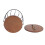 Rustic Coffee Filter Holder with Lid - Black, 17.5cm tall 11