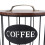 Rustic Coffee Filter Holder with Lid - Black, 17.5cm tall 8