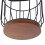 Rustic Coffee Filter Holder with Lid - Black, 17.5cm tall 6