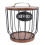 Rustic Coffee Filter Holder with Lid - Black, 17.5cm tall 14
