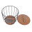 Rustic Coffee Filter Holder with Lid - Black, 17.5cm tall 15
