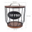 Rustic Coffee Filter Holder with Lid - Black, 17.5cm tall 2