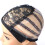 Wig Cap for Wig Making Adjustable Lace Medium Size Breathable Mesh Black Comfortable Wear 5