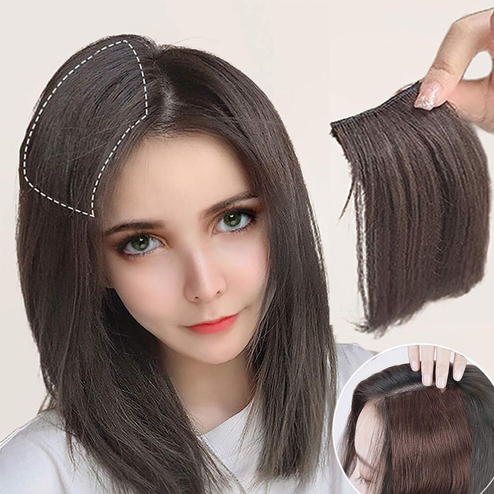 Hair Topper Clip in Hair Piece for Thinning Hair, Synthetic Straight, Natural Volume, 10 Inch