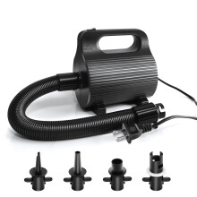 Electric Air Pump for Inflatables and Air Mattress, 400W/600W Quick Inflation Deflation, 4 Nozzles