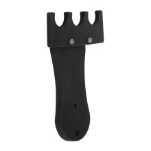 2Pcs Black Billiard Cue Rack Plastic Iron Foldable Pool Stick Holder