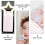 2Pcs White ABS Selfie Light Phone LED Fill Light for Live Broadcast 9