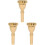 3Pièces Embouchure Tuba Accessoire Lisse Pour Instrument 3