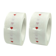 500Pcs Transparent Label Stickers Thanks Sealing Stickers for Gifts
