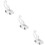 3Pièces Fixations Câble Aluminium Argent Facile 11