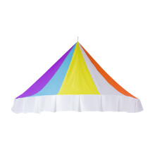2Pcs Bed Tent Crib Canopy Rainbow Decorative Kids Play Area