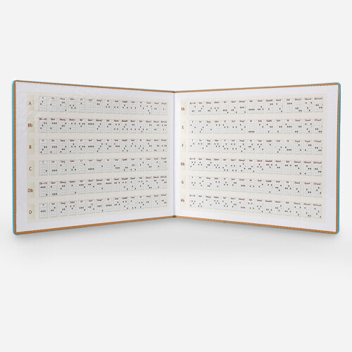 3Stk Ukulele Chord-Guide Blau, Robustes Paper-Material Für 2