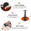 1Ensemble Violon Sticker Manche Noir Mute Durable Accessoires 7