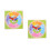 2Pcs Natural Wood Kids Clock Model Multicolor Educational Toy 8