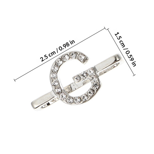 5Pièces Boucles Décoratives Montre Zinc Confort Durable 1