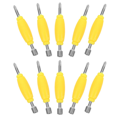 10Pcs Finger Skateboard Screwdriver Tool - Double Head Mini Repair Kit