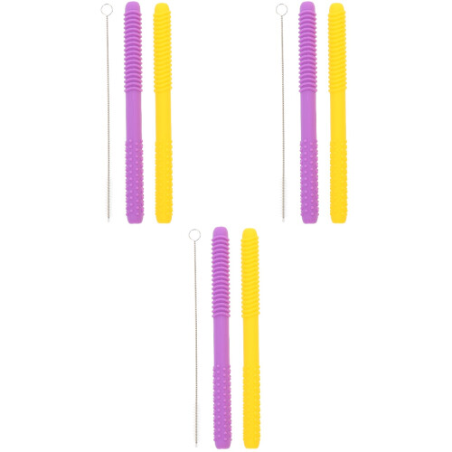 3Ensembles Jouets De Dentition Infantile En Silicone Coloré 2