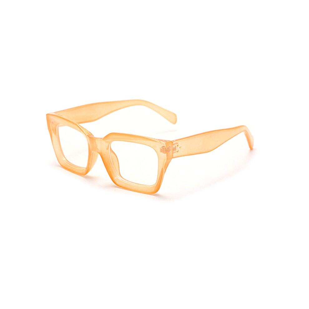 Yellow 1.5X Magnifying Glass With Clear Magnification For Reading And Everyday Use