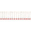 30Pcs Unique Red Metal Number Charms Chain for Decorative Use 6