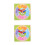 2Pcs Natural Wood Kids Clock Model Multicolor Educational Toy 3