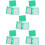 10Pcs Green Plastic Microscope Slide Storage Box with Organized Slots 8