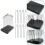 2Sets Durable Black Coloring Clip Bases Model DIY Clamp Holders 8