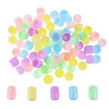 120Pcs Assorted Plastic Capsules for Vending Machine Toy Storage