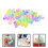 120Pcs Assorted Plastic Capsules for Vending Machine Toy Storage 10