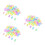 120Pcs Assorted Plastic Capsules for Vending Machine Toy Storage 7