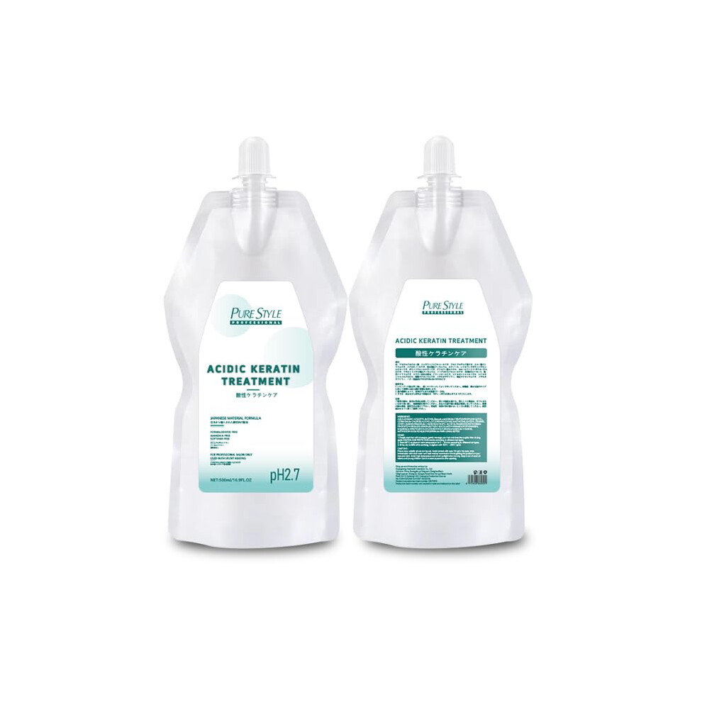 Keratin Hair Treatment for Damaged Hair 500ml, Frizz Smooth Finish, Japanese Hair Straightening