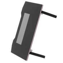 2Pcs Miniature Office Computer Desk Grey Dollhouse Decoration Model