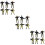 18Pcs Kid Special Forces Toy Plastic Material Assorted Color Playset 7