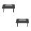 2Pcs Miniature Office Computer Desk Grey Dollhouse Decoration Model 8