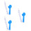 3Pcs Green Wrench Clip Silicone Teether Baby Holder 6