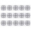 90Pcs Total Station Reflector Sheets Self-Adhesive Bike 1