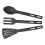 9Sets Compact Black Portable Tableware for Outdoor and Travel 3