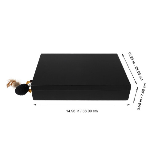 2Sets Household Black Cat Scratching Board Foldable Scratch Toy 1