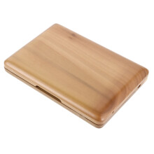 5Pcs Bassoon Reed Storage Box Wood Material Khaki Portable Organizer