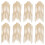 2000Pcs Bamboo Small Forks for Fruit Dessert Appetizers Beige Picks 1