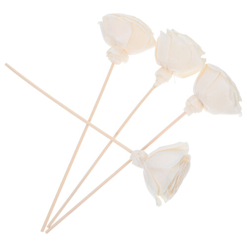 16Pcs Natural Rattan Flower Diffuser Sticks Beige for Aromatherapy