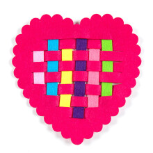 12Pcs Kids Handwork Weaving Toys Safe Non-Woven Fabric Set
