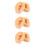 6pcs Practice Cones Plastic Training Cones Soccer Training Equipment Pe 7