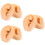 6pcs Practice Cones Plastic Training Cones Soccer Training Equipment Pe 6
