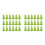40Pcs Light Green Miniature Trees for Model Train Scenery DIY Crafts 6