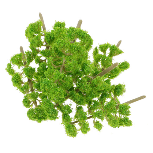 40Pcs Light Green Miniature Trees for Model Train Scenery DIY Crafts